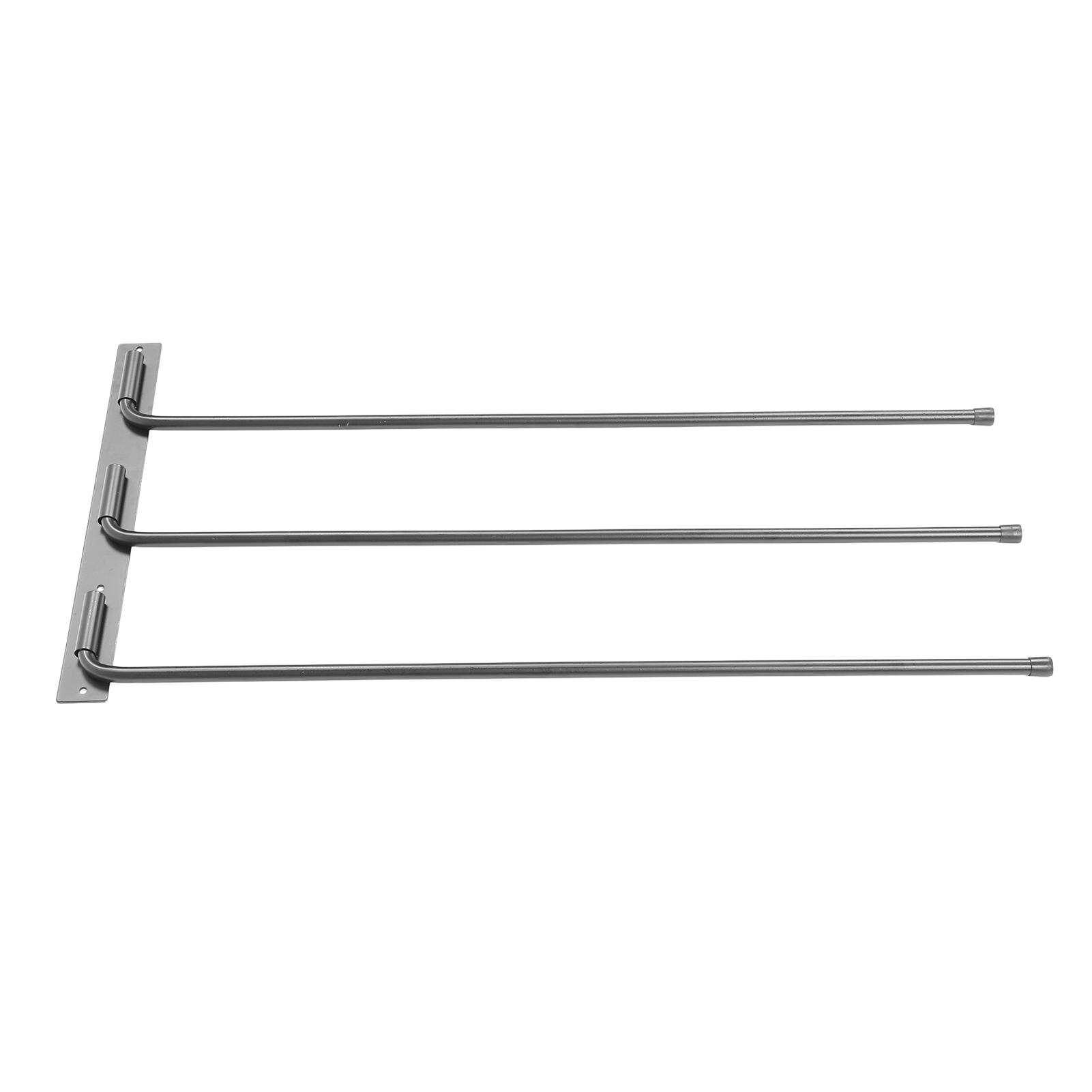 Pferdesatteldeckenständer 3 Stangen Wandmontiert Pferdesattelunterlagenständer 180 Grad Ausschwenkbar Pferd