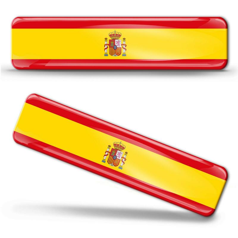 3D-reflektierender Nationalflaggen-Aufkleber, Motorradzubehör, Autoaufkleber, britisches Italien, USA, Frankreich, Russland, Spanien, Brasilien, Deutschland, Chile Spain