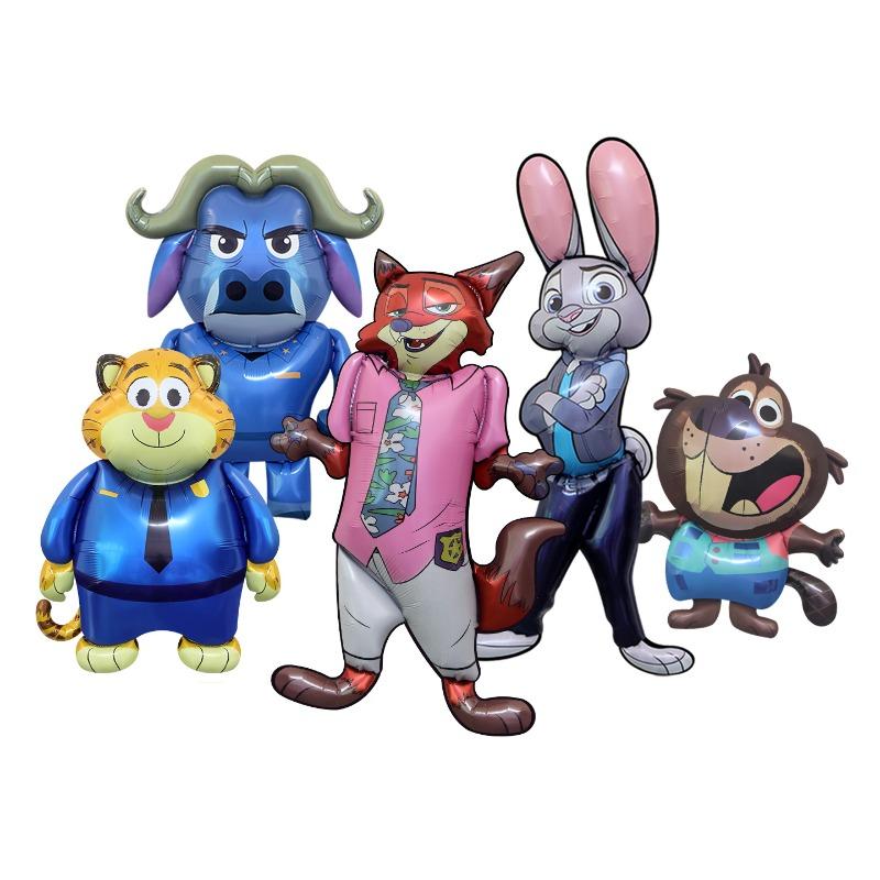 Disney Zootopia Luftballon Geburtstagsparty Thema Dekoration Luftballon Babyparty Junge und Mädchen Geburtstagsparty Dekoration Zubehör 5pcs