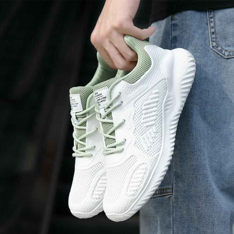 Frühling Neue Plattform Papa Schuhe Outdoor Trendy Casual Schuhe Atmungsaktive Mesh Oberfläche Schuhe Paar Modelle Mode Dünne Schuhe 44