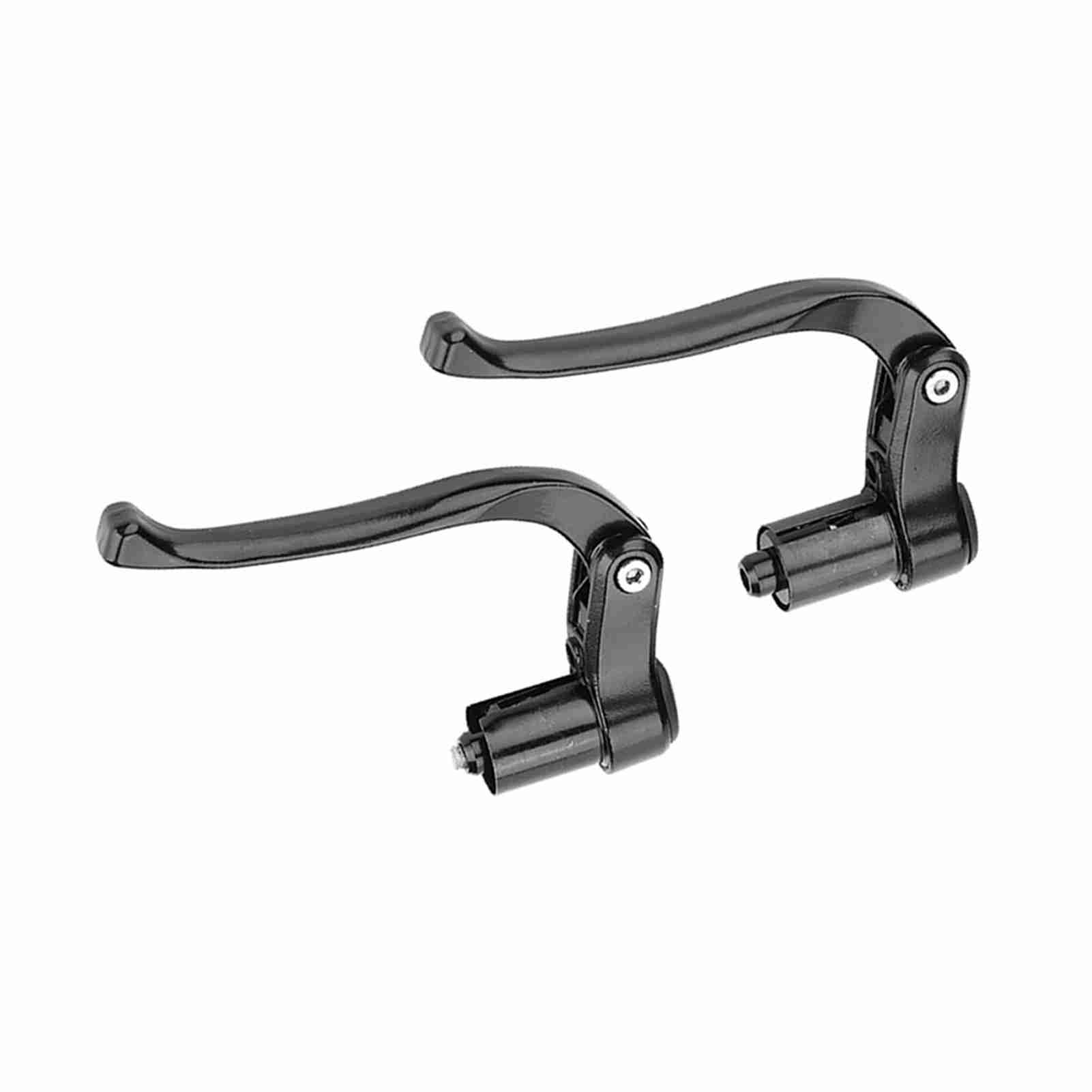 Bremshebel Fixed Gear Faltrad Lenker Fahrradzubehör (Schwarz)