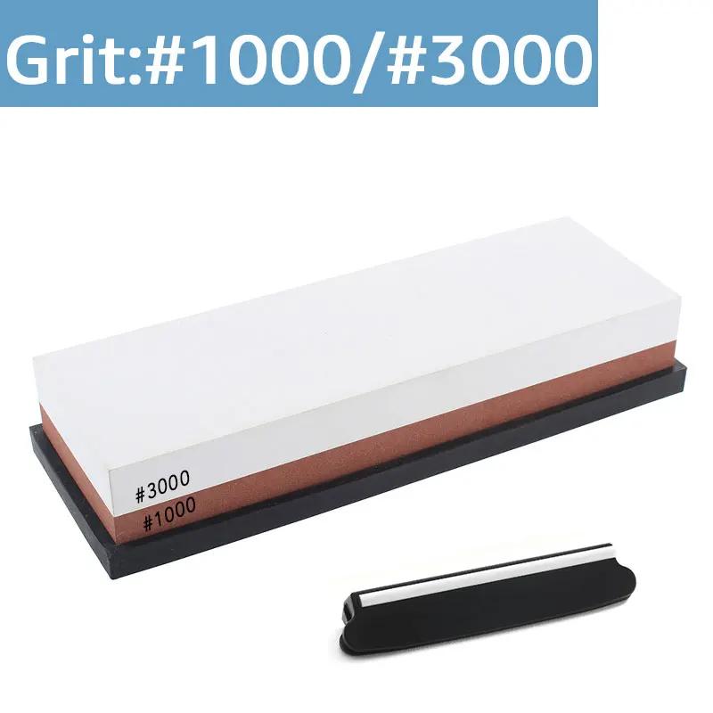 Schleifstein Messerschärfer Professioneller Schleifstein Dual Side Set Schleifen Shapner Wasser Wetstone Küchenzubehör Werkzeuge 1000/3000#