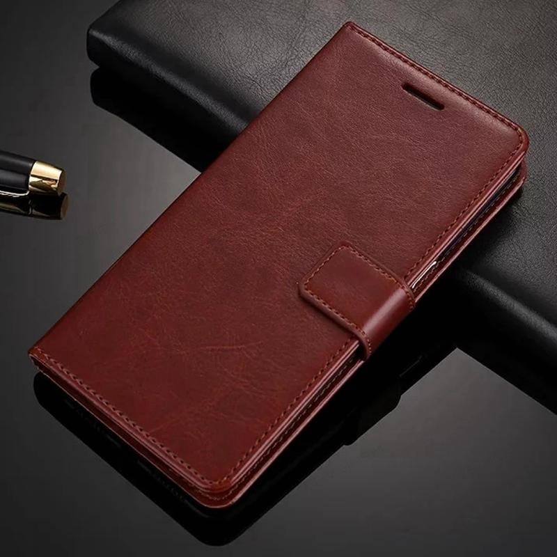 Klassischer Buchstil Stand Flip Wallet Leder Handyhülle Kartenfach für Samsung Galaxy A05 A15 A25 A35 A55 A24 A34 A54 5G A53 5G Redmi Note 13 Pro Samsung Galaxy A53 5G braun