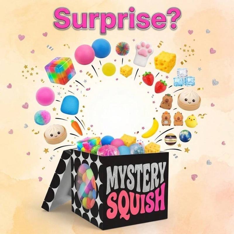 Fantasy Süße Squishy Blind Box, Zufällige Sortierte Quetschspielzeuge, 1 Stück Garantiertes Glücks-Überraschungs-Fidget-Spielzeug zur Stressbewältigung United States