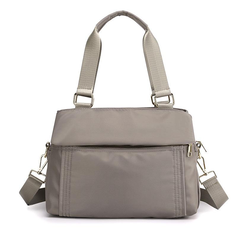 Mode Handtasche Große Kapazität Tasche frauen Casual frauen Tasche Oxford Tuch Schulter Tasche Mehrschichtige Kreuz-körper Tasche One Size graue