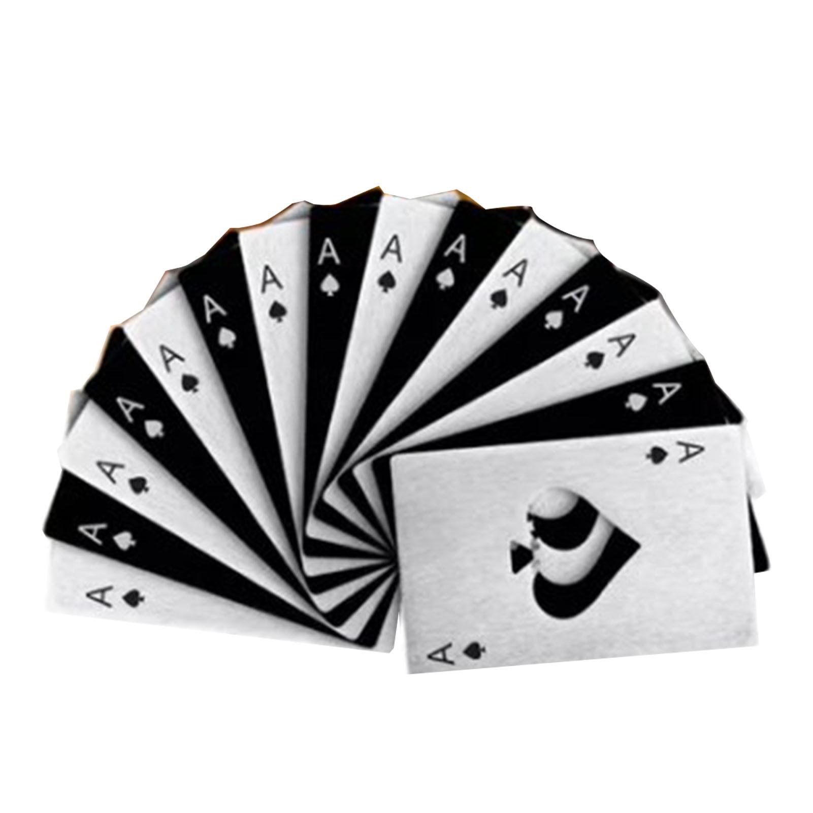 20 Stück Edelstahl Pokerkarte Flaschenöffner Rostschutz Exquisiter Bierflaschenöffner für