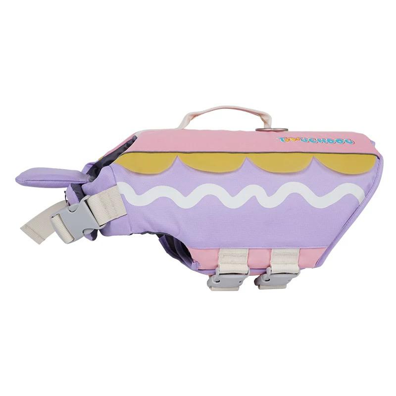 Hunde Schwimmweste Haustier Schwimmweste Rettungsweste Zum Schwimmen Bootfahren Hund Schwimmweste Rettungsring Weste Sicherheit (pink,S) rosa