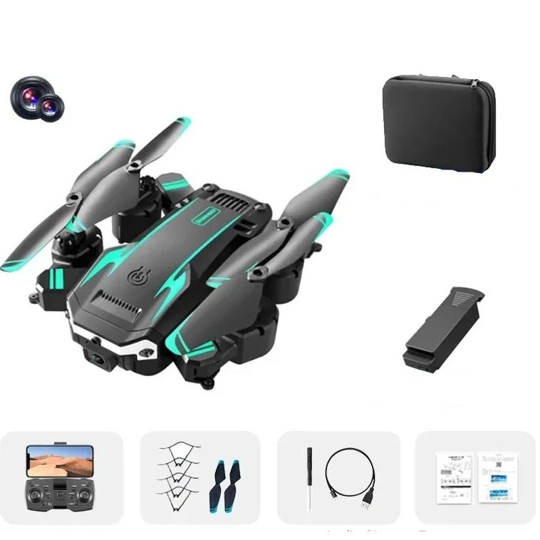 Neue S6 HD Drohne Luftaufnahmen Hindernisvermeidung Quadcopter Hubschrauber Fernbedienung Drohne Spielzeug Fernbedienung Flugzeug für Kinder 1 battery grün