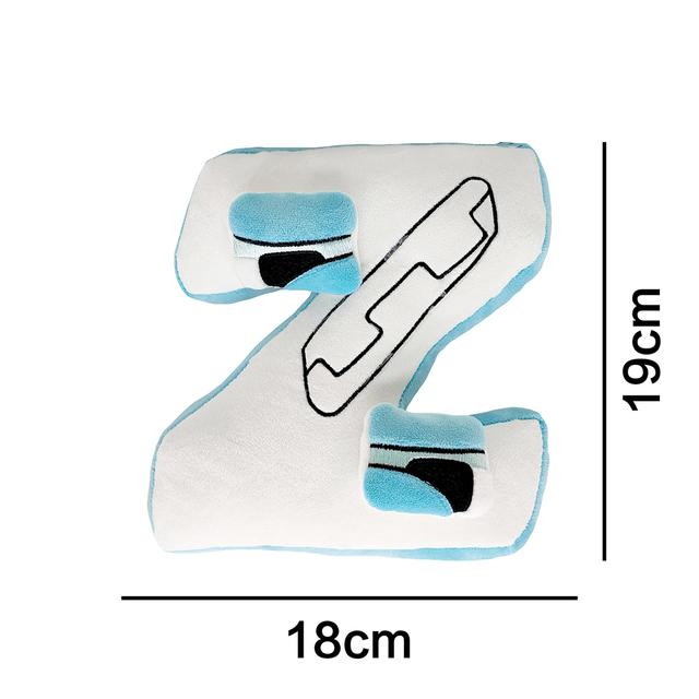 Alphabet Lore Plüschtiere AZ Englischer Buchstabe Stofftier Plüschpuppe Spielzeug Geschenk für Kinder Kinder Pädagogische Weihnachtsgeschenke Z