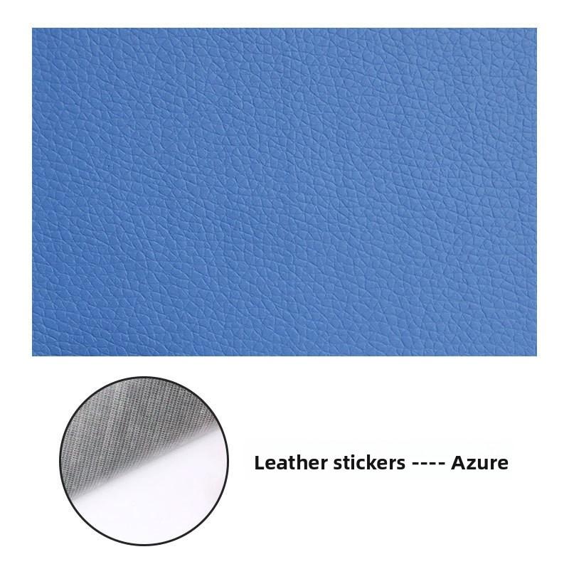 Selbstklebender Reparaturflicken aus Kunstleder in großer Größe für Sofa, Autositz, Motorradsitz, Kopfteil 50*140 blau