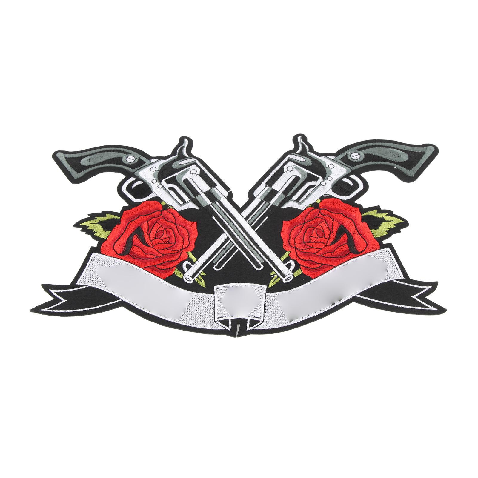 30 cm große Patches, bestickte Patch-Applikationen für DIY-T-Shirts, Jeans, Rucksäcke