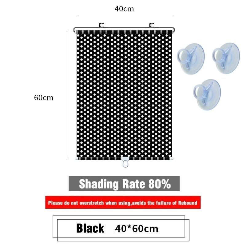 Universal-Rollos mit Saugnapf, Sonnenschutz, nagelfreier Verdunkelungsvorhang, Auto, Schlafzimmer, Küche, Büro, Fenster, Sonnenschutzvorhänge