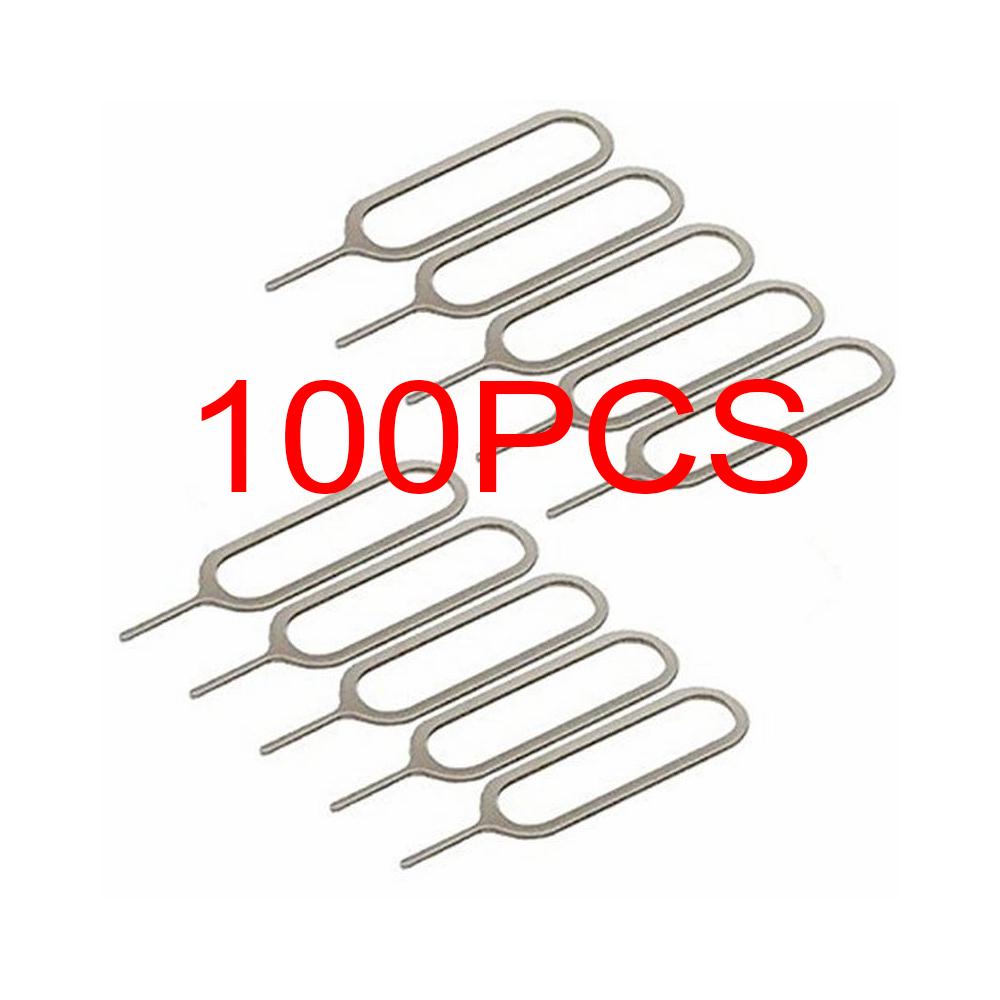 SIM-Kartenfach-Auswerfer, Auswurfstift, Schlüsselentfernungswerkzeug für iPhone Apple 15 14 13 Pro Max 12 11 6 6S 7 Plus Xiaomi Note 7 8 Handyzubehör 100PCS