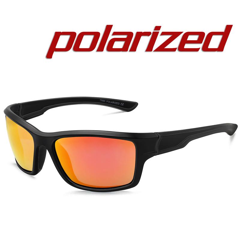 MAXJULI Sport-Sonnenbrille Brille Herren Reise Outdoor Radfahren Laufen Schwarzes Brillengestell Rahmen Männliche Sonnenbrille UV400 Oculos de sol mit Etui