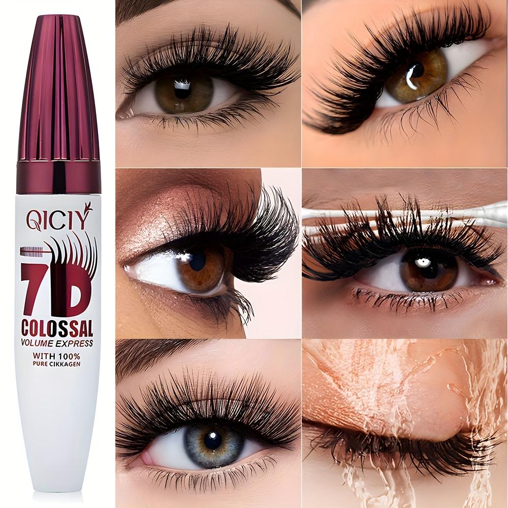 7D Mascara Verlängernde Volumen-Mascara Schnelltrocknend und Schweißfest mit 24 Stunden Langhaltendem Make-up Aufbauend Natürliche Wimpern für Alltags-Glamour 1pc