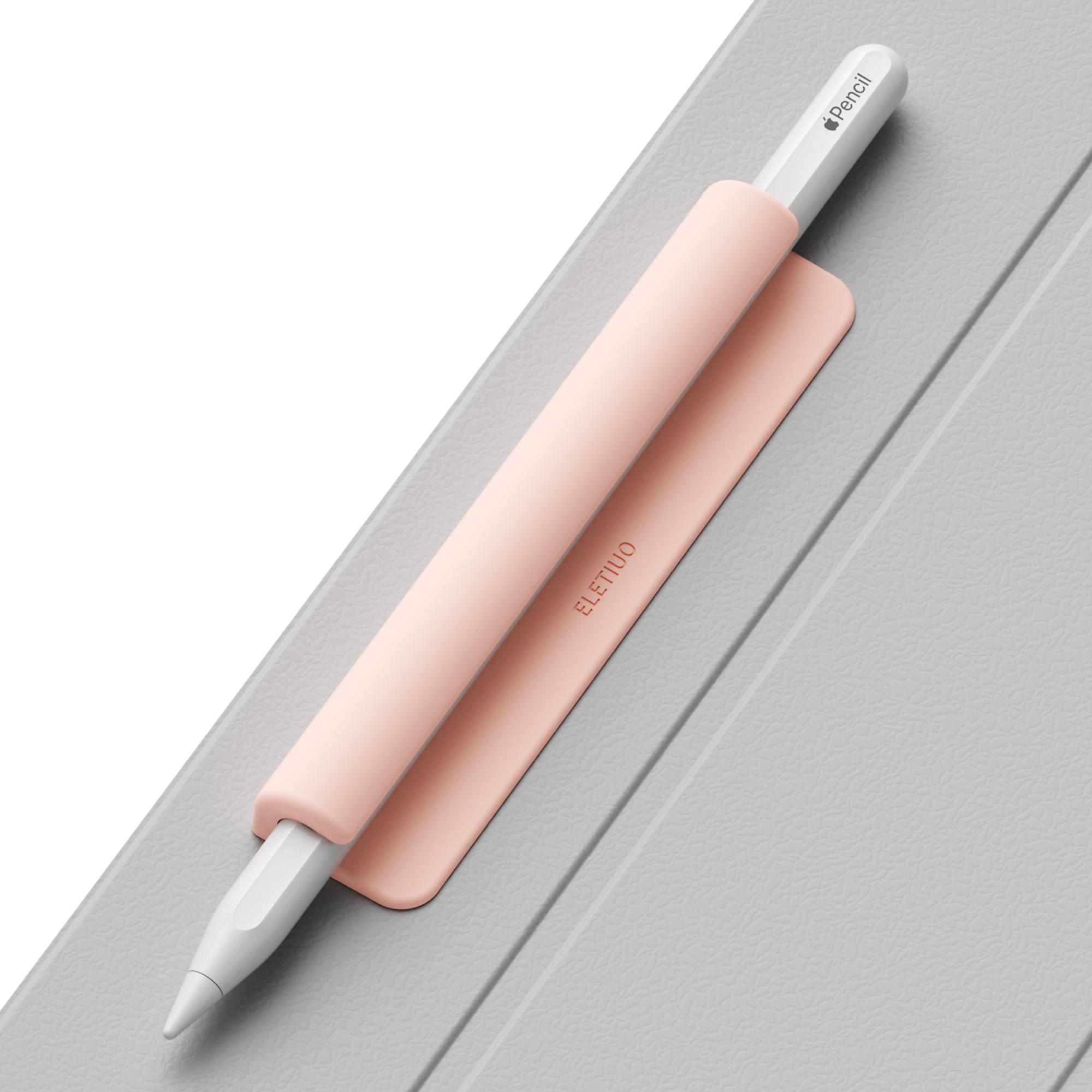 Tragbare Tablet-Stifttaschen Selbstklebende Stifthalter-Hülle Schutzhülle für Apple Pencil Stiftetasche für iPad-Stift rosa