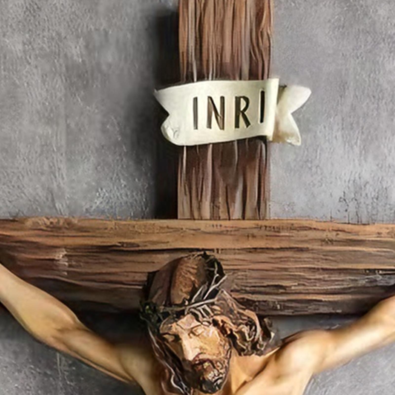 Jesus Dekoration 9,6 Zoll Harz Religiöse Dekoration Jesus Statue für Zuhause Wand Tisch Raum Bücherregal Kirche Auslage dekoratives Stück CN