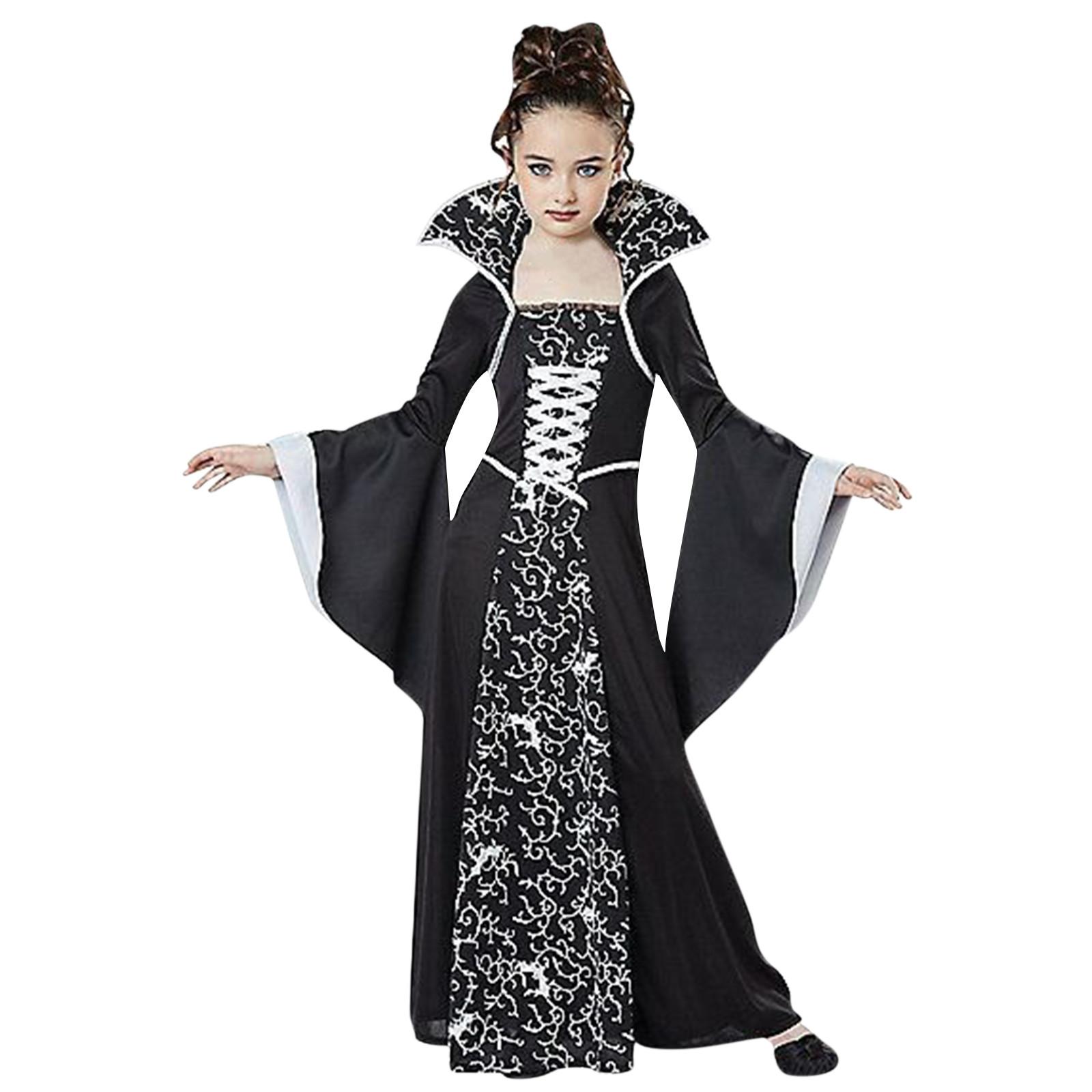 Kostüm Halloween Kostüm Mädchen Halloween Kostüm Kostüme Kinder Fasching Karneval Cosplay 150 weiß