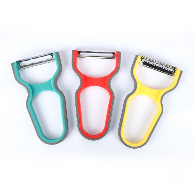 Multifunktions-Kartoffelschäler Obst Gemüse Chopper Mini Spud Slicer Reibe Set Zufällige Farbe Küchenwerkzeuge