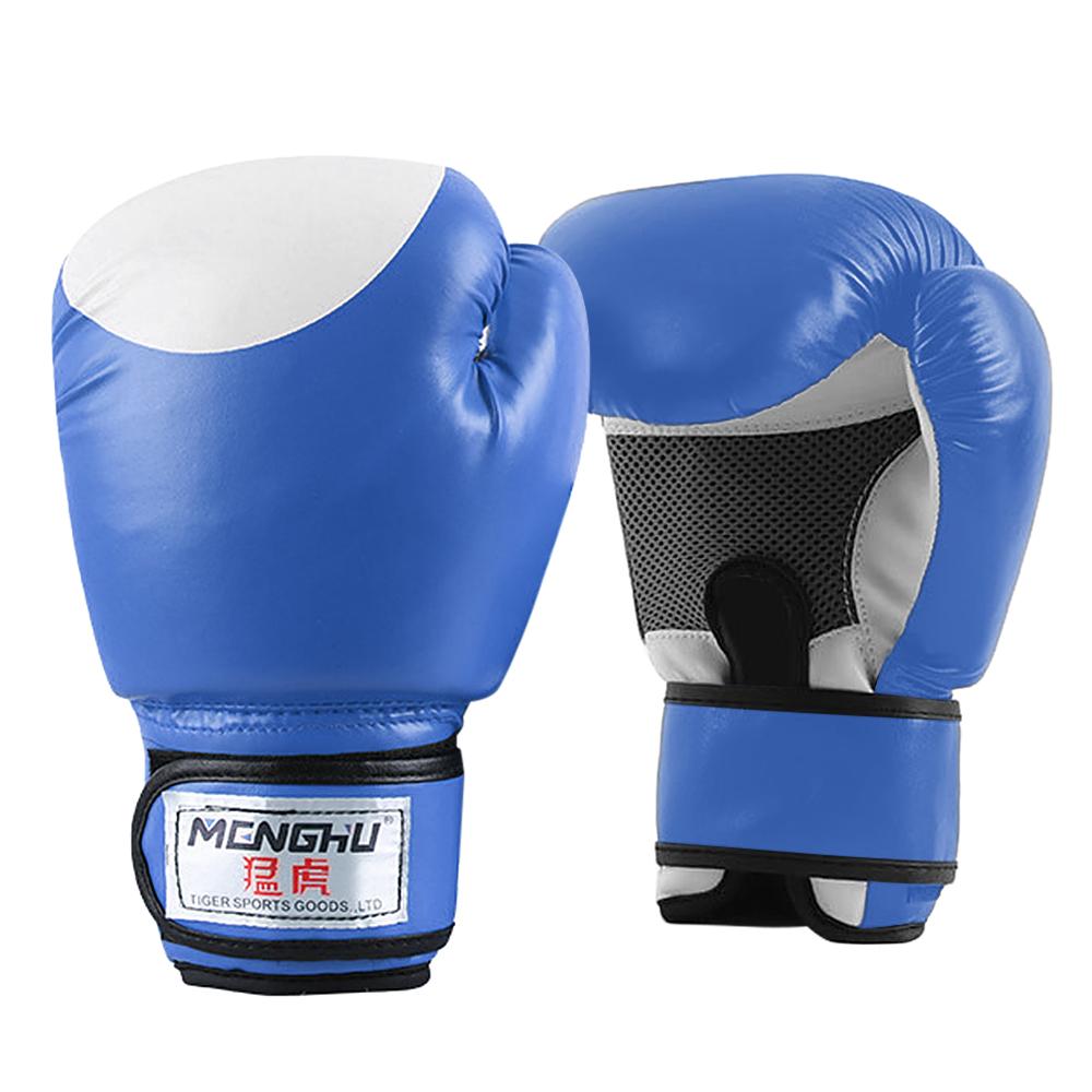 Boxhandschuhe, Kickboxen, Muay Thai, Boxsack, Trainingstasche, Handschuhe, Outdoor-Sport, Fäustlinge, Boxen L blau
