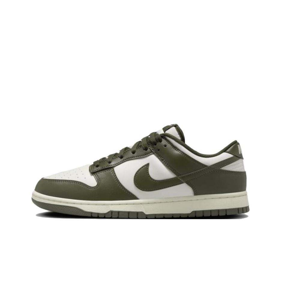 Nike Herren Dunk Low Cargo Khaki Herren Sneaker Grün Blass-Elfenbein HF5441-102 38.5