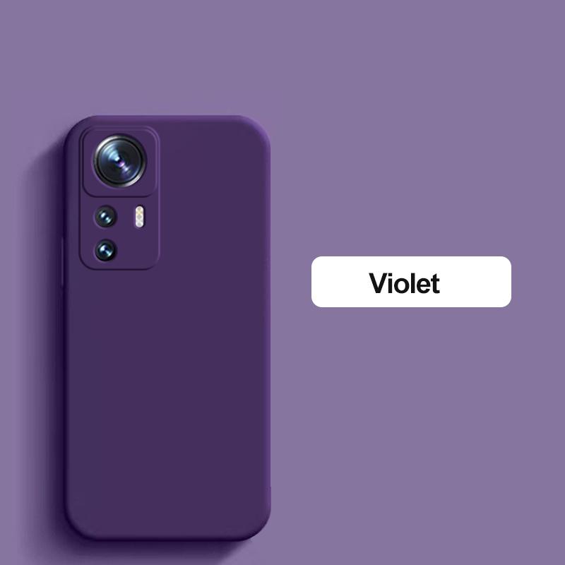 Für Für Xiaomi 12T Pro Hülle Quadratisch Flüssigsilikon Kameraobjektivschutz Weiche Hülle Für Xiaomi Mi 12T 12 T Pro Mi12t Pro Handyhüllen For Xiaomi 12T Pro