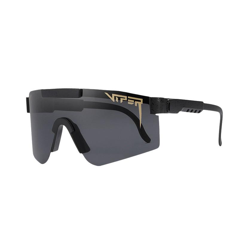 Modische Pit Viper Outdoor-Sonnenbrille mit polarisierten Gläsern und winddichtem Design für Outdoor-Enthusiasten Style A black