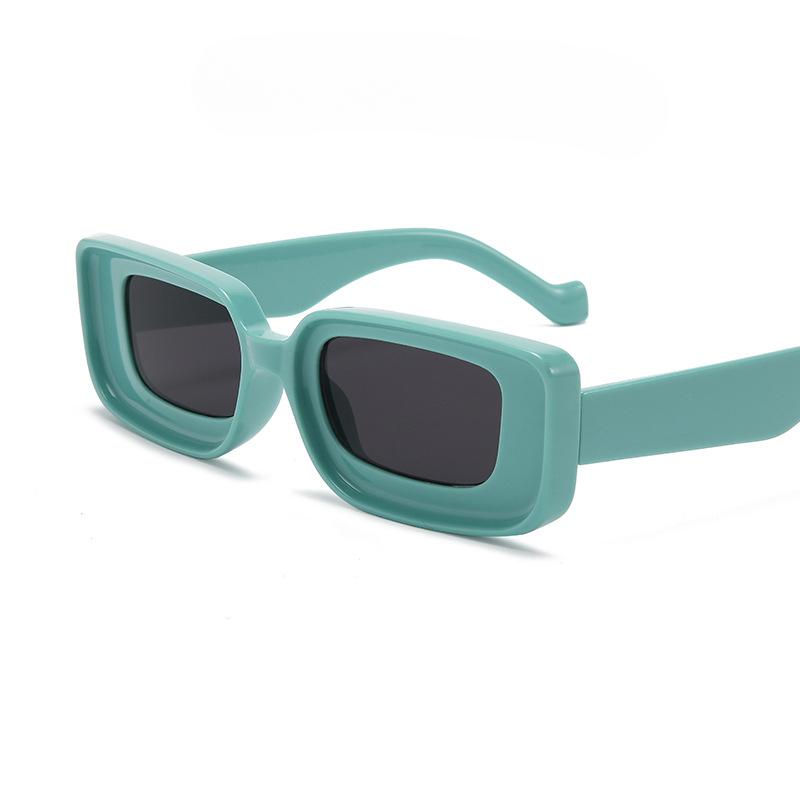 Kleine Box Sonnenbrille weibliche Persönlichkeit Mode Box Sonnenbrille männlich konkave Brille