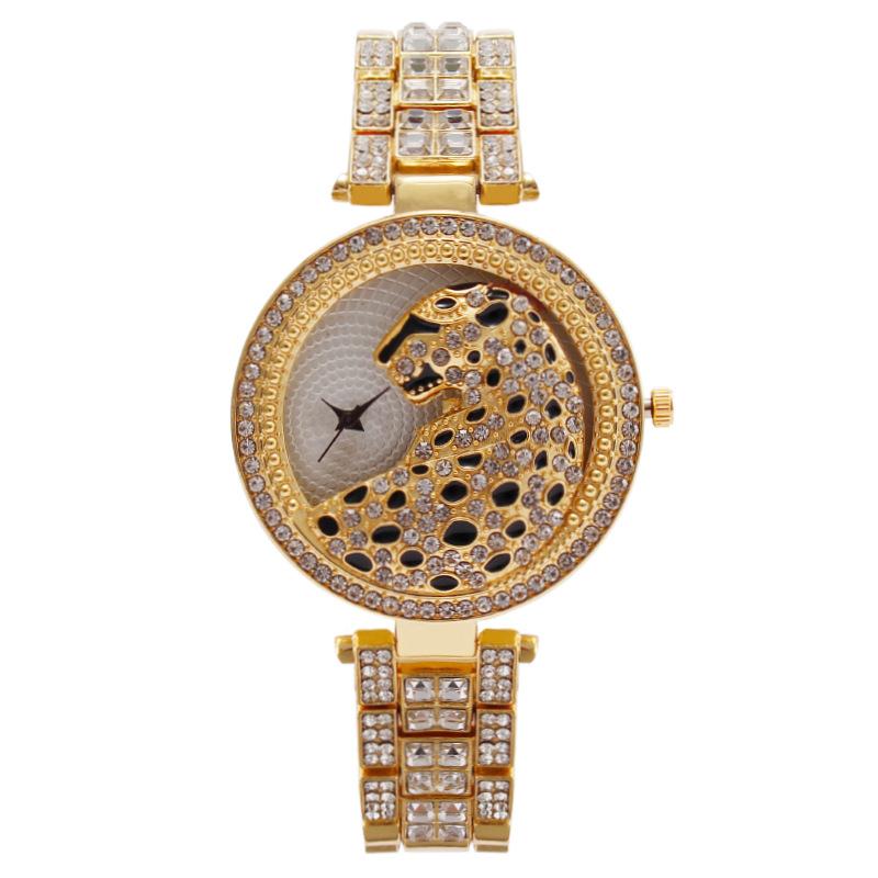Top-Luxus-Damen-Quarzuhren, originelles Design, modische Damen-Armbanduhren, beste Geschenke für Ehefrau, Familie, Freunde goldgelb