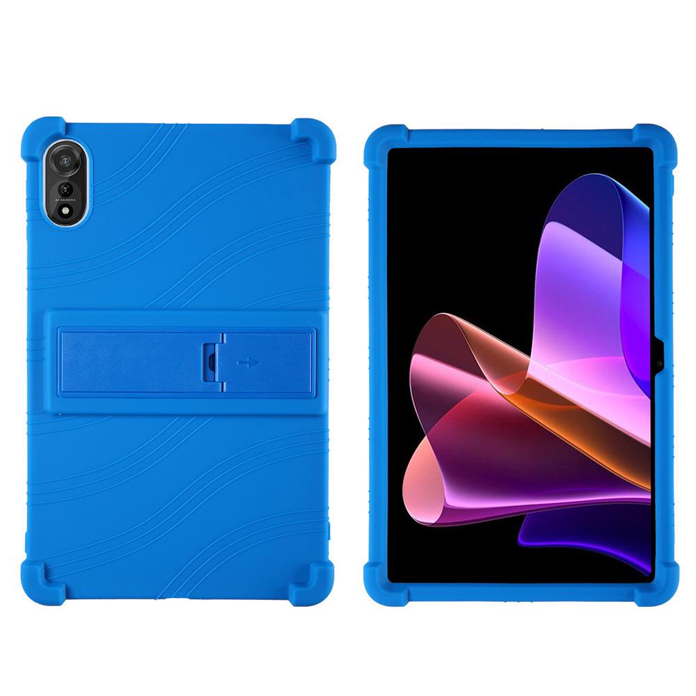 Blackview Mega 2 Tablet Hülle 2024, 12 Stoßfestes Silikon mit Ständer 12-inch blau