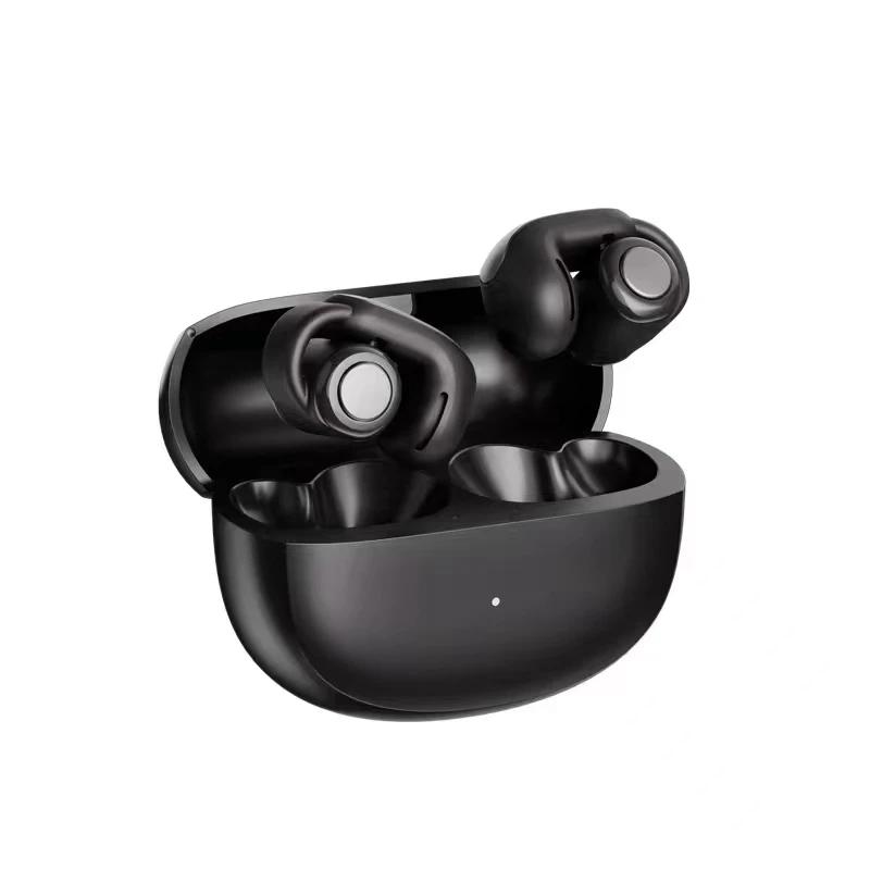 Neue V12-Ohrhörer, kabellose Bluetooth 5.3-Headsets, offene HiFi-Stereo-Sport-Ohrhörer, HD-Mikrofon, Anruf-Ohrclip-Kopfhörer für BOSE Ultra TWS schwarz