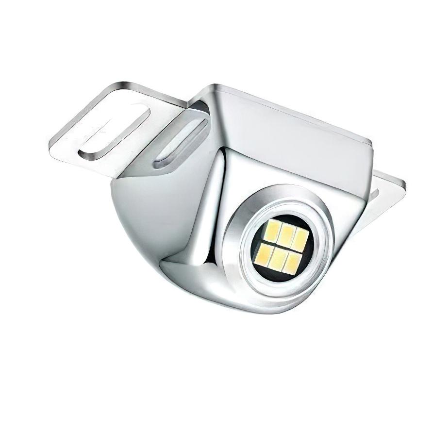 Auto Rücklichter Hohe Helligkeit Rückfahr Blinkende Warn Lampe Universal Auto Motorrad Parkplatz LED Elektrische Modifizierte Lampe silber
