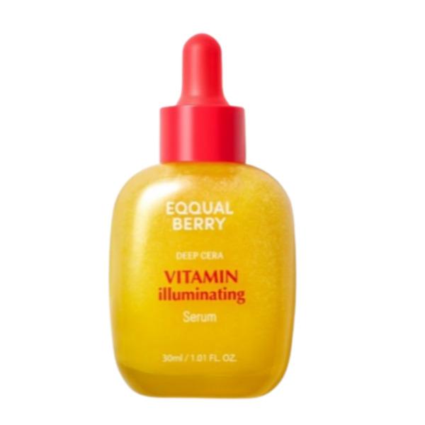 EQQUALBERRY Deep Cera Serum 30ml Bakuchiol, Vitamin, Aloe PDRN, NAD+ Peptid (14 Optionen) Vitamin