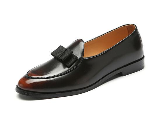 Herren Loafer Handgefertigte Retro-Doppel-Monk-Schnallenriemen Freizeitschuhe Herren Mokassins für Herren Flache Lederschuhe 43 braun