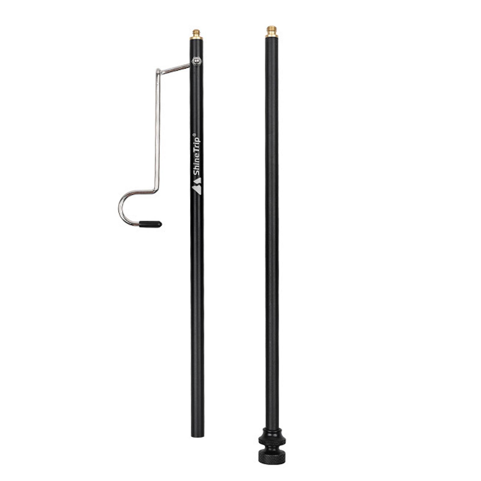 Edelstahl Schreibtischlampenständer für Taktisches Camping Aufbewahrungskorb Vielseitige Faltbare Tasche Camping Desk Lamp Stand
