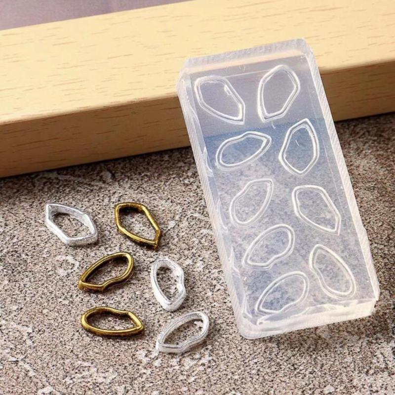 Nail Art Weiche Silikonform Unregelmäßige Hohlrandformen 3D Silikon DIY Nageldesign Vorlage Nagelzubehör für Salon