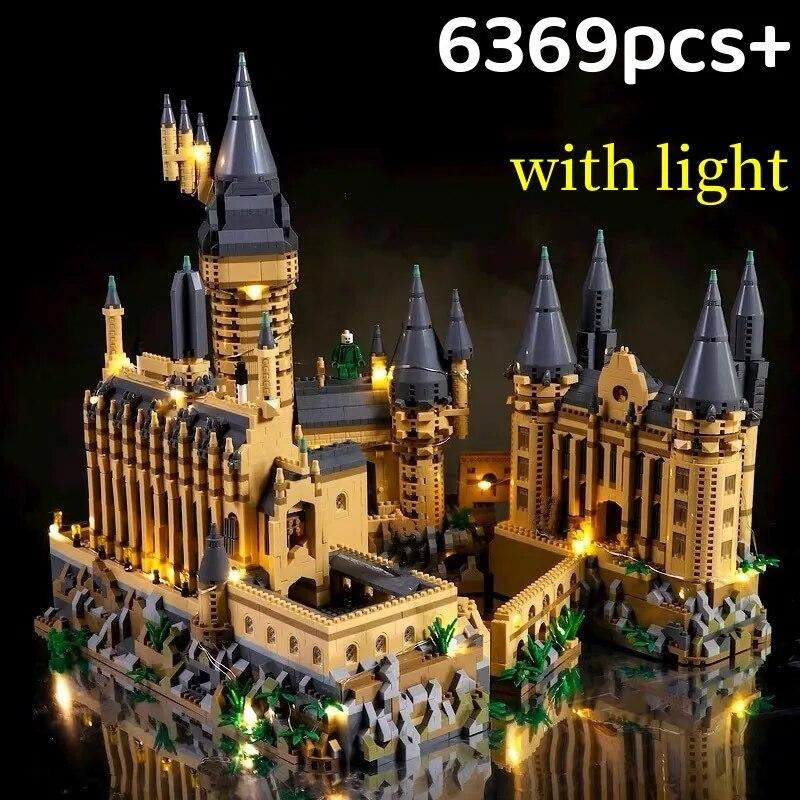 Micro Bricks City Kreative Medieval Magic Castle Serie Schule Architektur Modell Bausteine ​​Geschenke Spielzeug Kind Erwachsene Kind amethyst