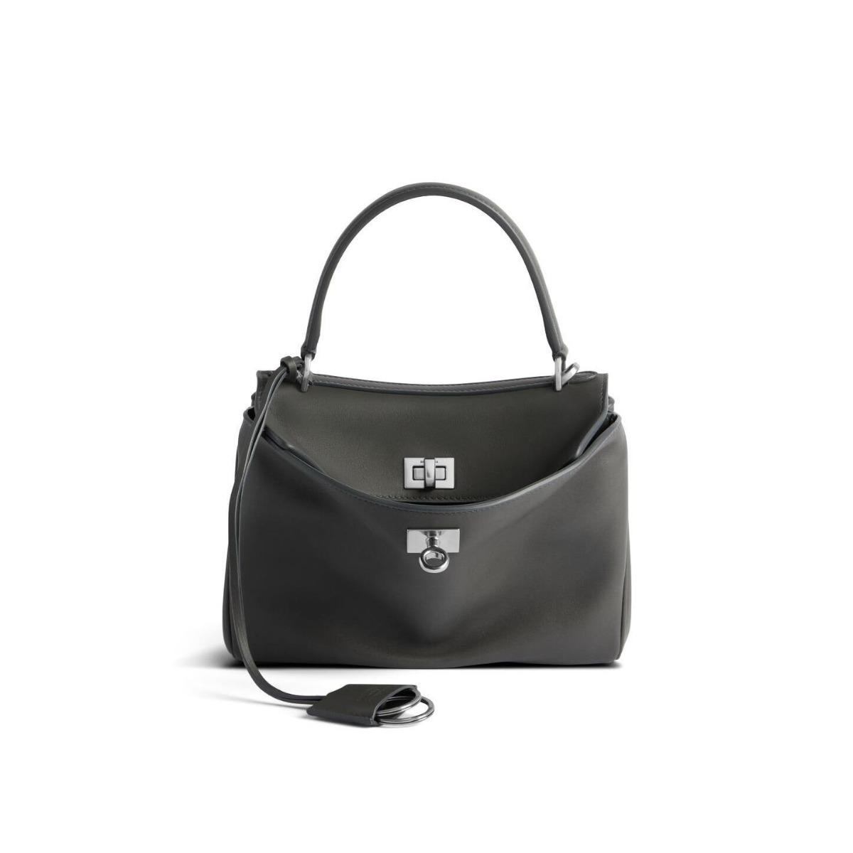 Paris Home Explosive Slack Rodeo Tasche Große Kapazität Tragetasche Premium Super Weiche Rindsleder Tragetasche mini:23*10*8cm gray