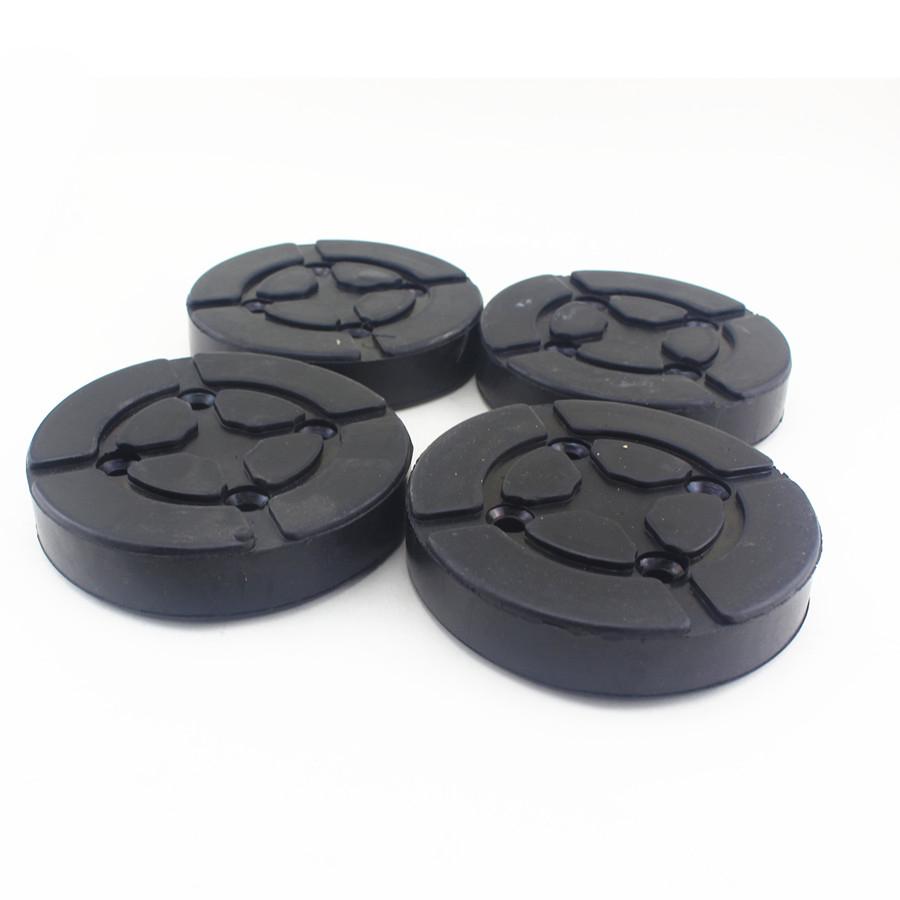 4 x 130 mm, runde, robuste Armauflagen aus Gummi, Hebezubehör für Auto-LKW-Hebebühne