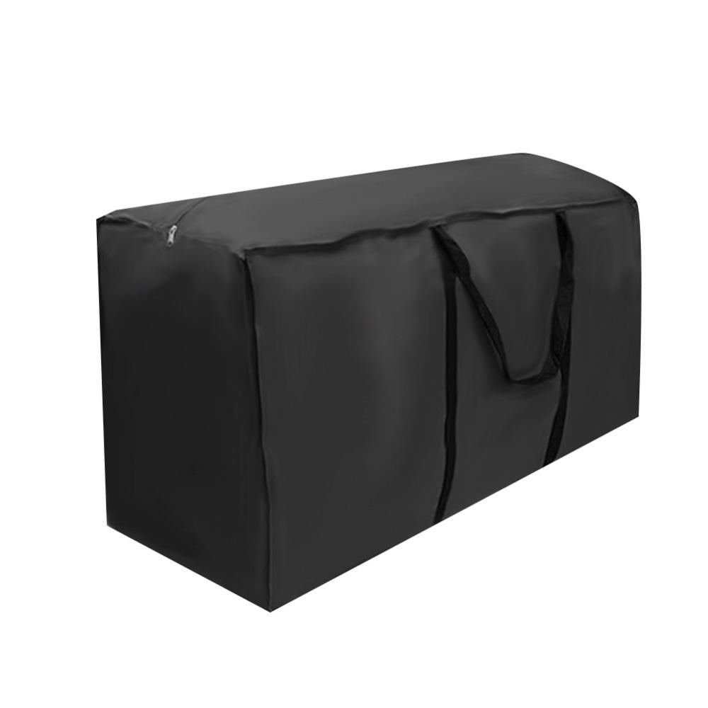 Wasserdichte Terrassenmöbelabdeckung Robuste Outdoor-Kissenaufbewahrungstasche Garten Outdoor-Aufbewahrung 122×39×55cm