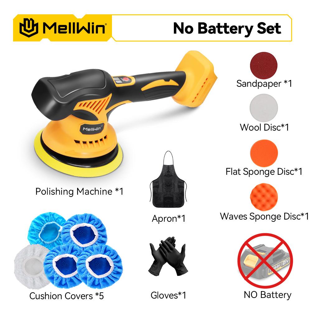 150mm Akku-Elektro-Poliermaschine 8 Einstellbare Elektrische Wachs-, Schleif-, Versiegelungs-Glasur-Werkzeug Für Makita 18V Akku-Stift Without Battery