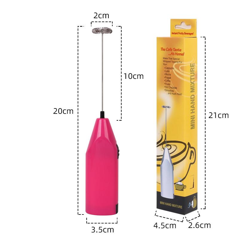 Mini Elektrische Milch Schäumer Mixer Drahtlose Kaffee Schneebesen Mixer Hand Egg Beater Cappuccino Mixer-düse Küche Schneebesen Werkzeuge rosa