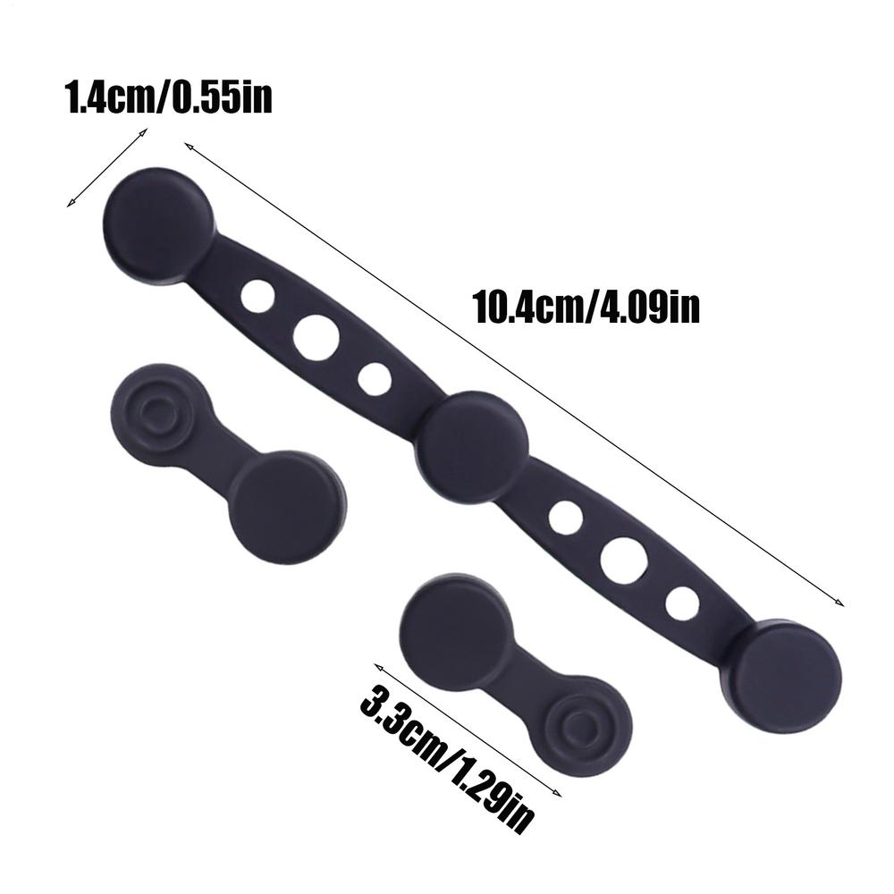 Air Fryer Magnet Silikonschnalle Hochtemperaturbeständig Zum Fixieren von Air Fryer Backpapier Verschluss Air Fryer Zubehör schwarz