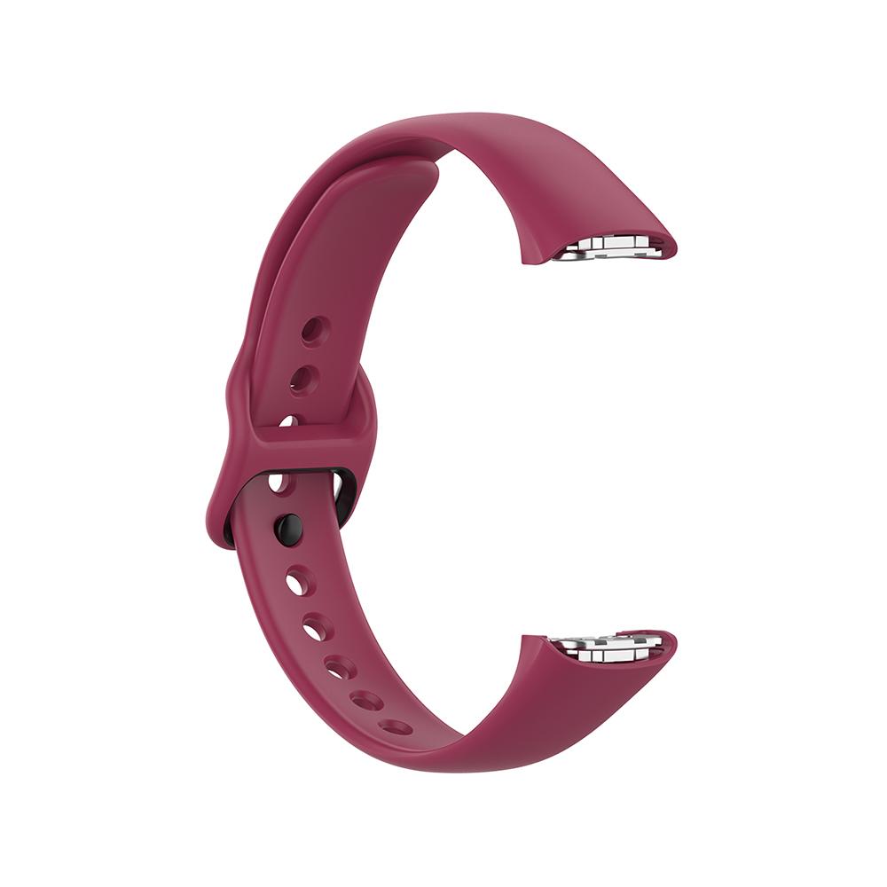 Silikon-Armband für Samsung Galaxy Fit SM-R370, Armband, Gürtel, Armband wein rot
