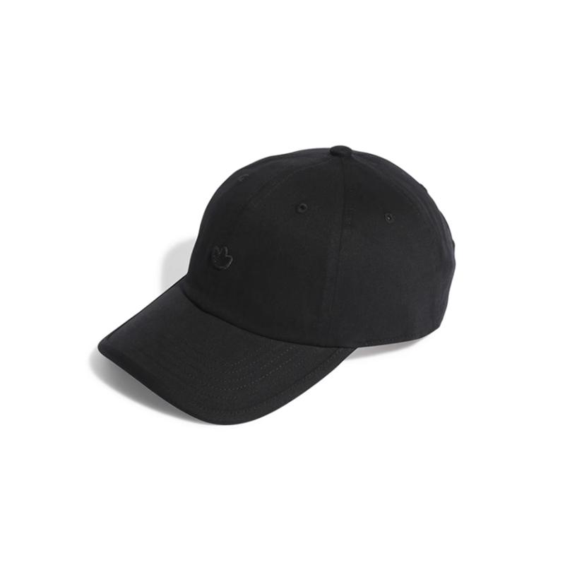 Adidas Trefoil Aufnäher Baumwoll-Baseballkappe Adidas IC3031 OSFM schwarz
