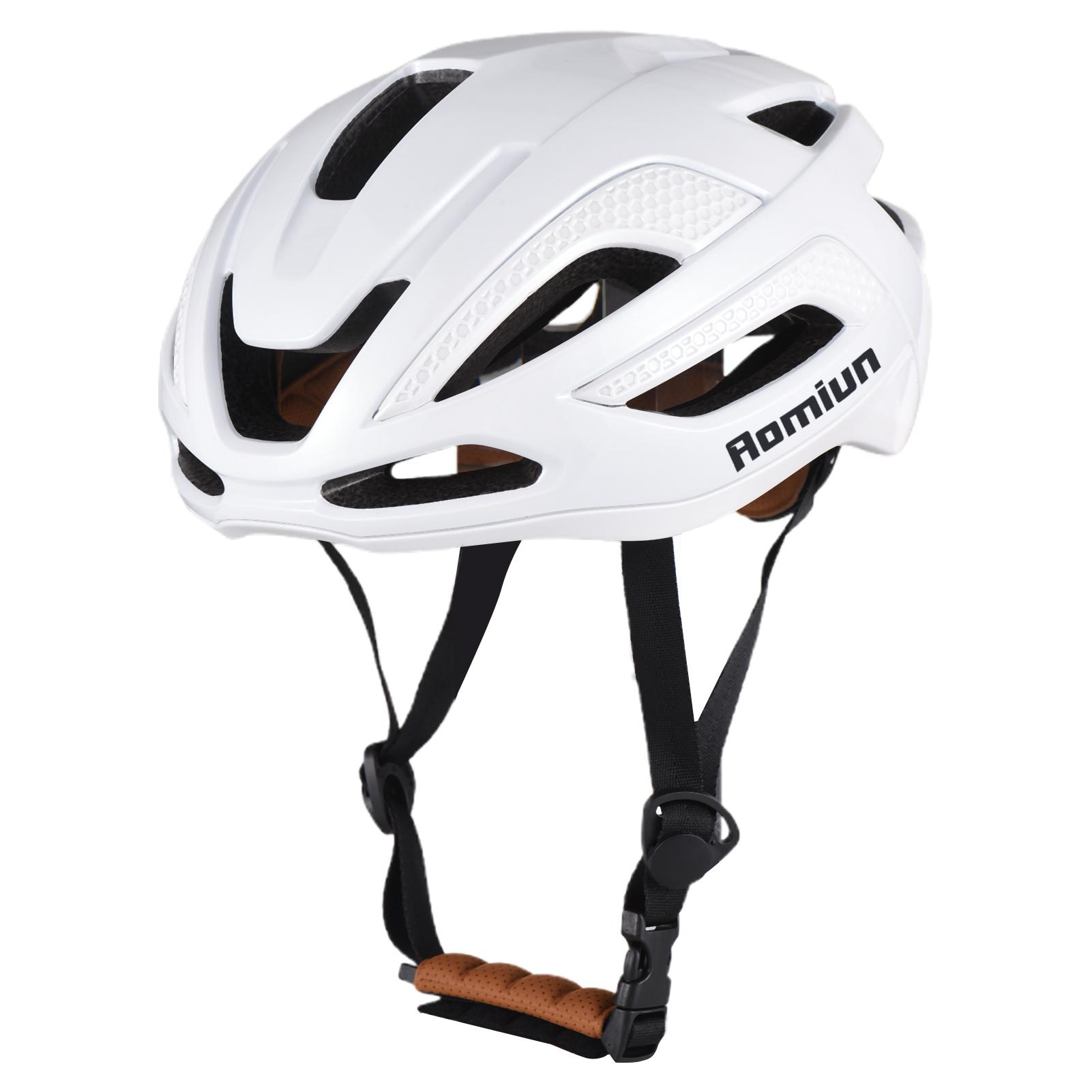 Fahrradhelme für Erwachsene, Helme für Elektroroller, aerodynamischer Schutzhelm mit verstellbarer Innenausstattung M grün/weiß