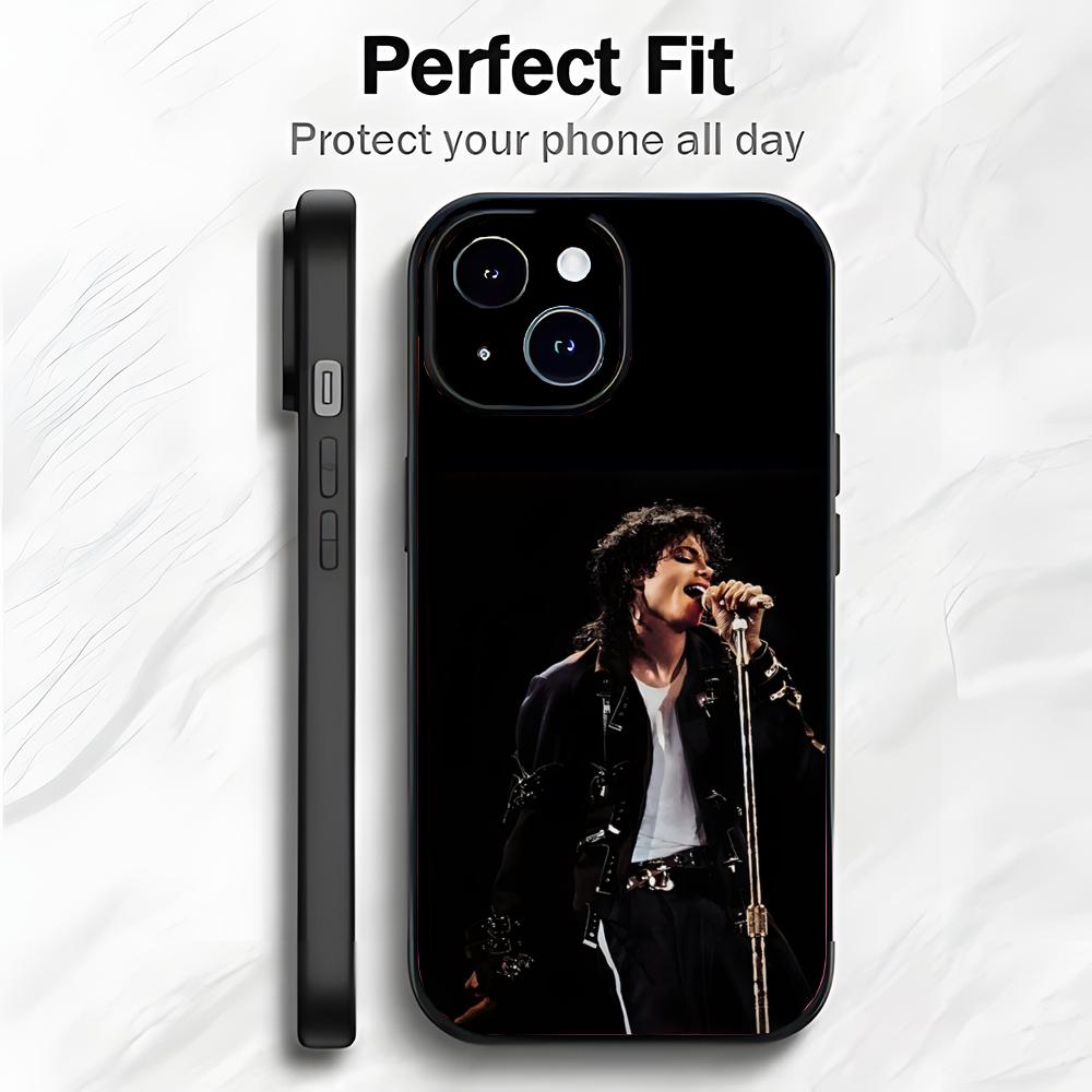 Pop-Sänger M-Michael Jackson Handyhülle Handyhülle Trend Weiche Hülle Leicht Für iPhone17 16 15 14 ProMax iPhone15plus
