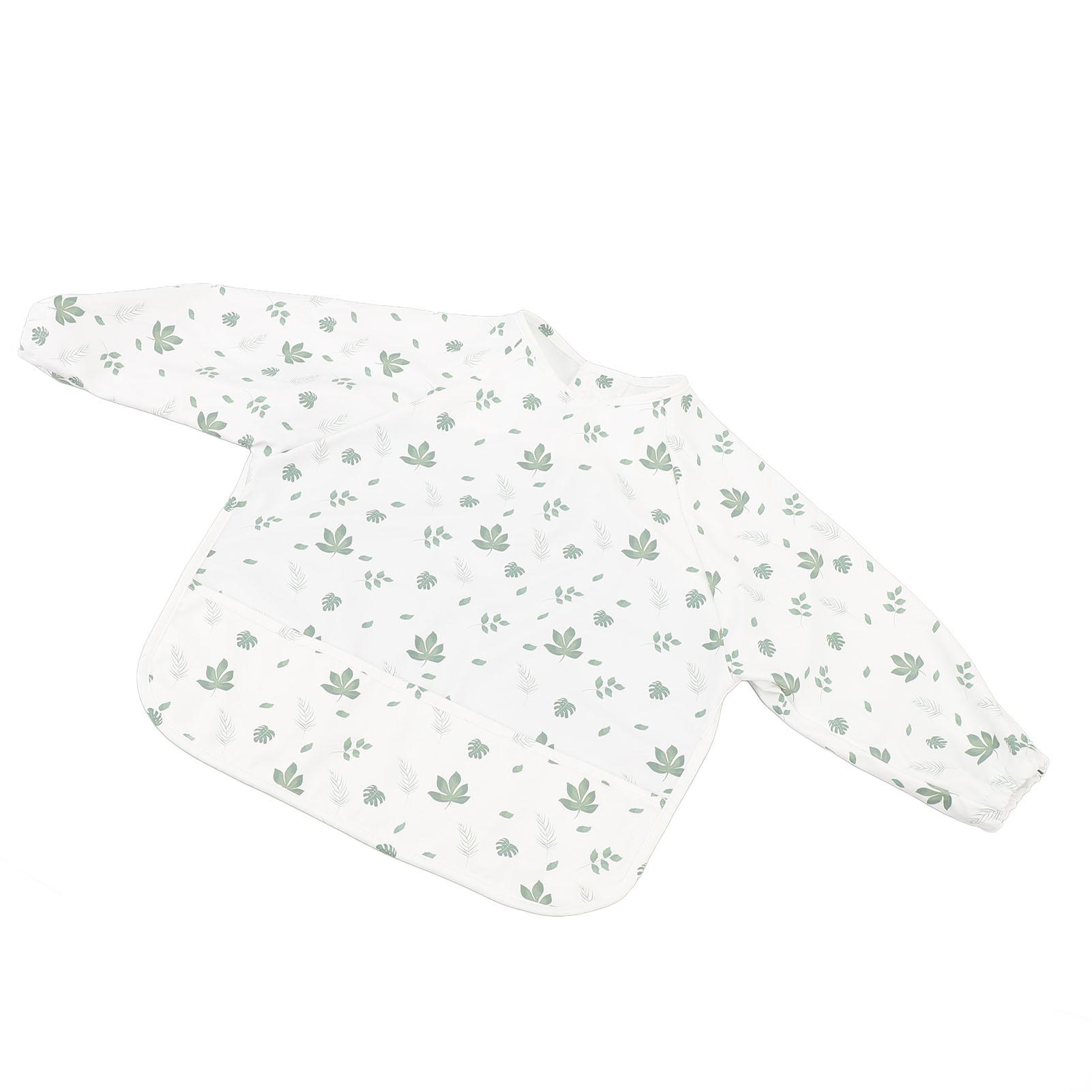 Baby Lätzchen Tragbares Langarm Lätzchen Wasserabweisendes Kleinkind Weiches Lätzchen für 18-36 Monate Kleinkind PUZY006