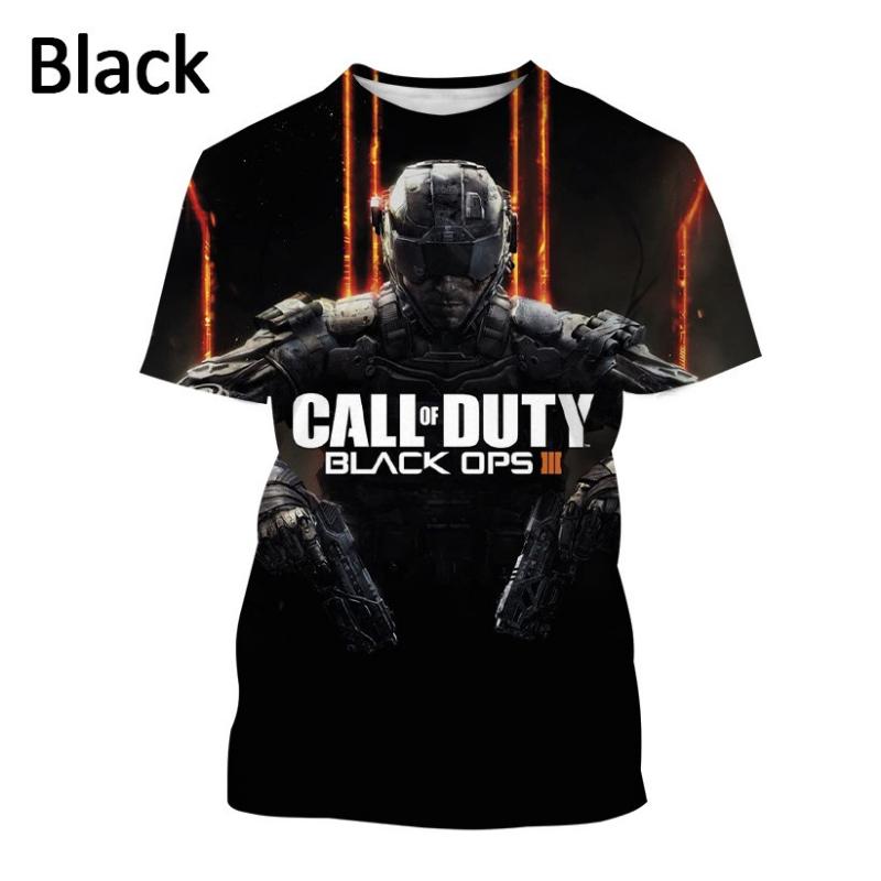 Spiel Call of Duty 3D-Druck T-Shirts Black Ops Cold War Grafik-T-Shirt für Männer Mode Harajuku Street Hip Hop Kurzarm XXXL