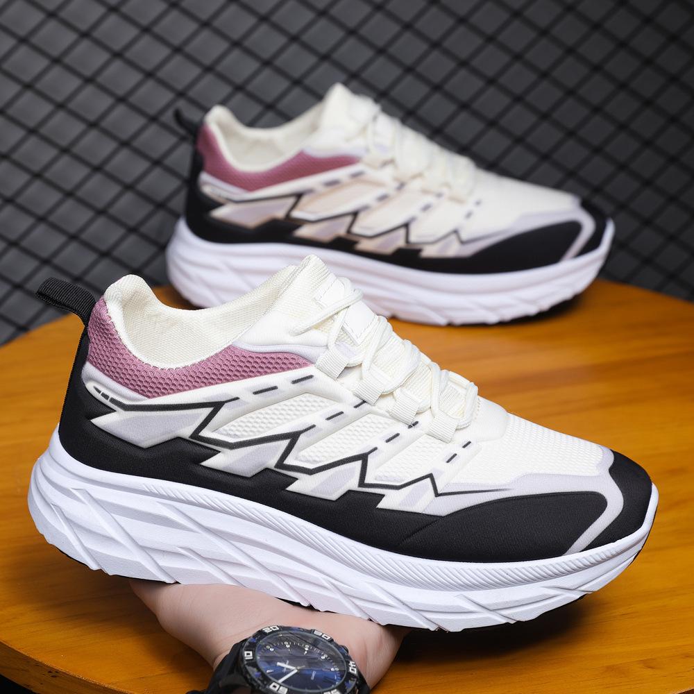 Neue Frühling und Herbst Herrenschuhe Lässig Trendy Wear Herrenschuhe Internet-Berühmtheit Höhenvergrößernd Luftkissen Laufschuhe für Herren 45